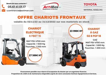 TOYOTA MATERIAL HANDLING - CHARIOTS FRONTAUX