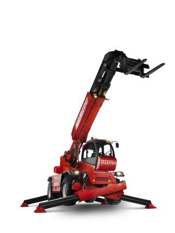 Chariot télescopique rotatif 25m MANITOU MRT 2550